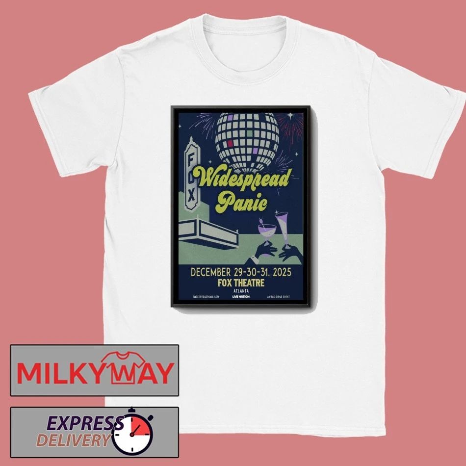 Widespread Panic Dec 29 2025 Concert Poster shirt Unisex , , , Long Sleeve Tee