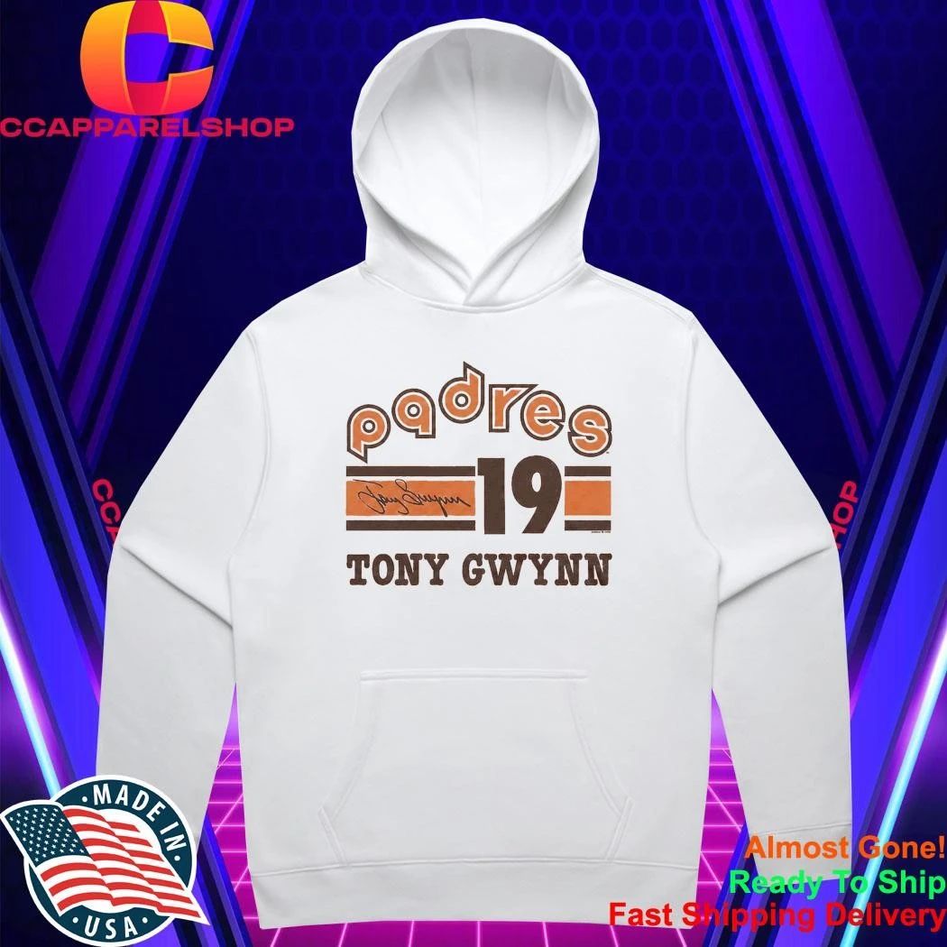 Padres 19 Tony Gwynn Signature Shirt