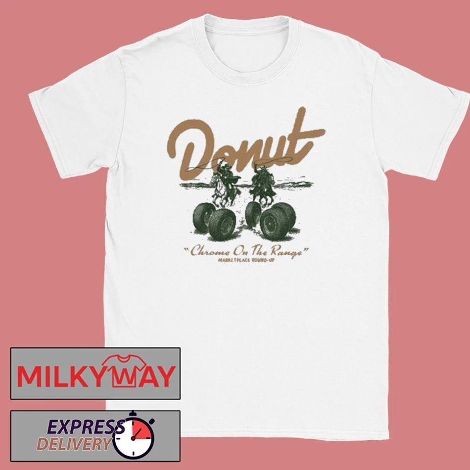 Donut Chrome On The Range Shirt Unisex , , , Long Sleeve Tee
