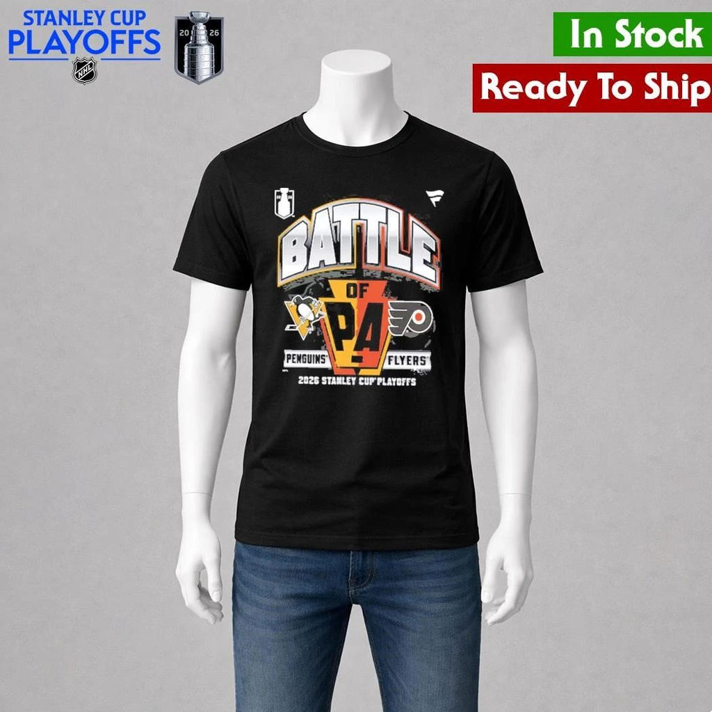 Philadelphia Flyers vs. Pittsburgh Penguins Battle of Pennsylvania Legacy Shirt Unisex , , , Long Sleeve Tee