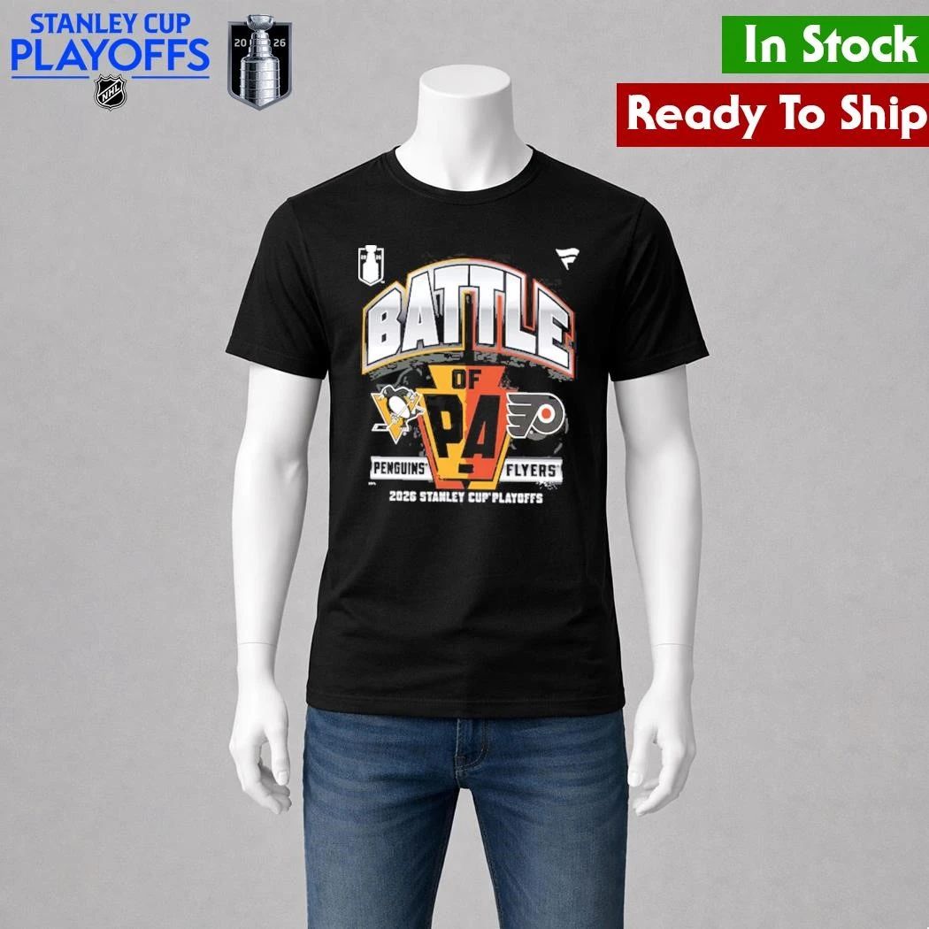 Philadelphia Flyers vs. Pittsburgh Penguins Battle of Pennsylvania Legacy Shirt Unisex , , , Long Sleeve Tee