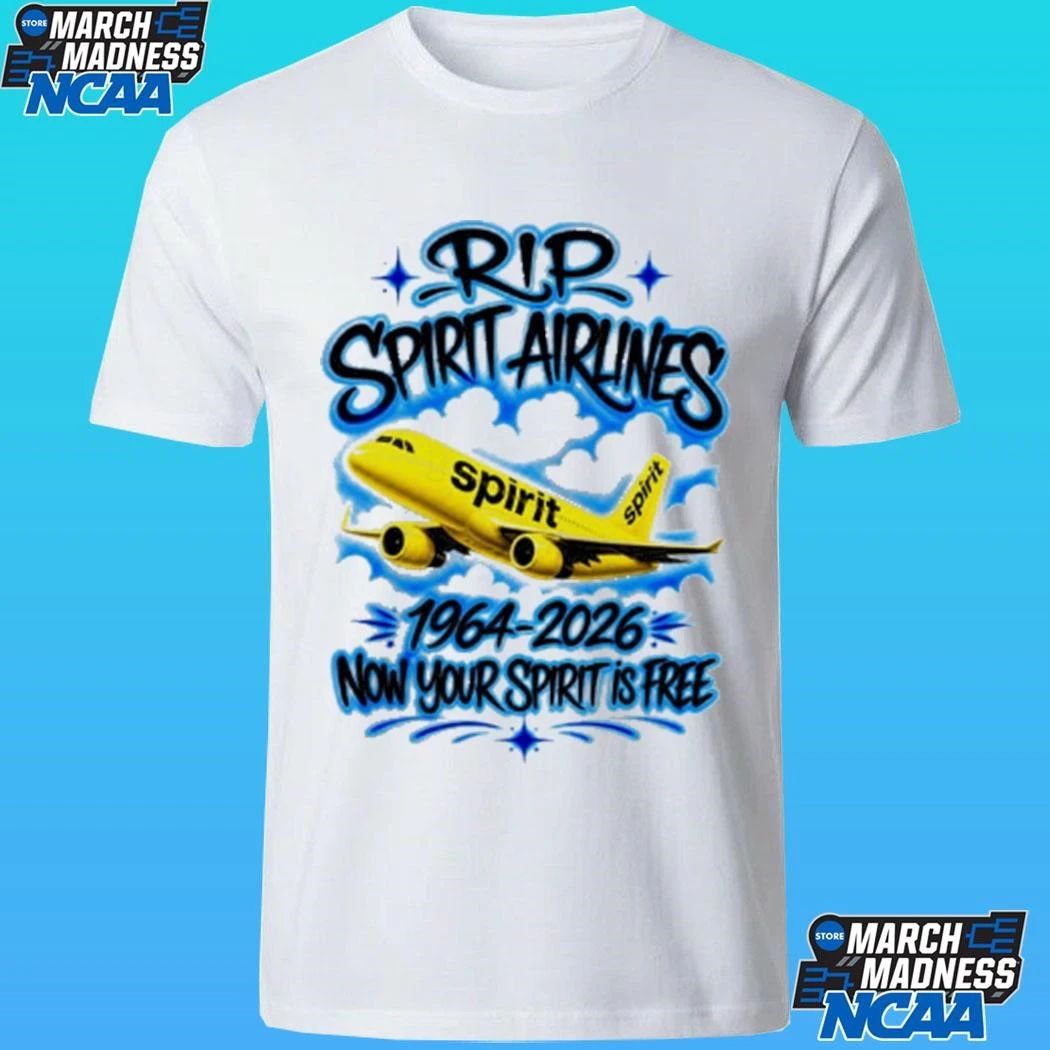 Rip Spirit Airlines 1964 2026 Now Your Spirit Is Here Shirt Unisex , , , Long Sleeve Tee