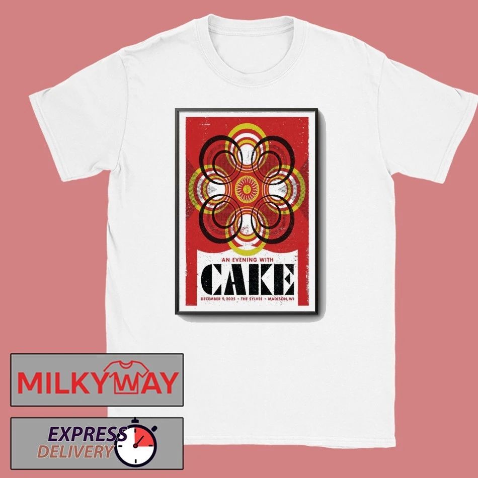 Cake Band The Sylvee, Madison, WI December 09, 2025 Poster shirt Unisex , , , Long Sleeve Tee
