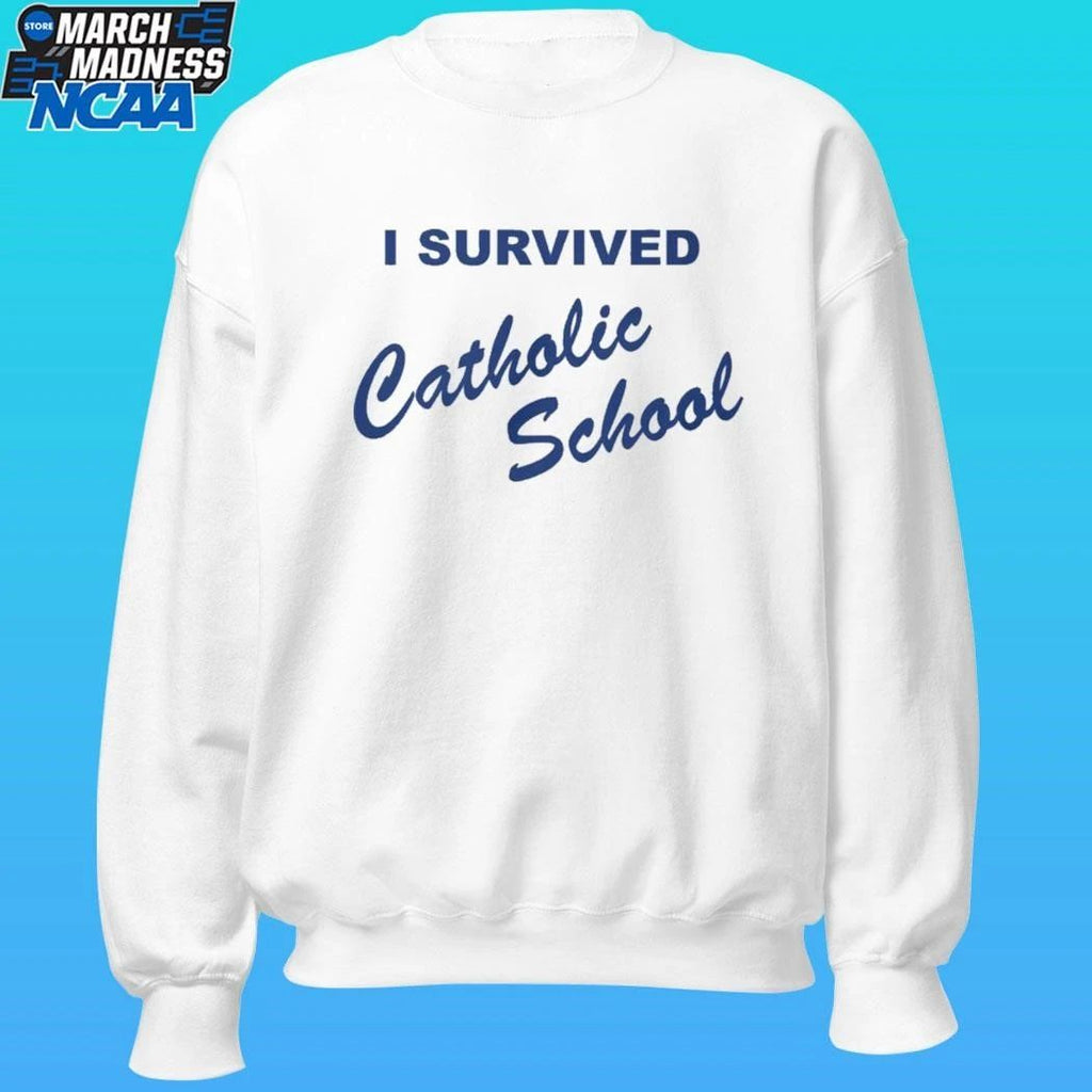 I Survived Catholic School Shirt Unisex , , , Long Sleeve Tee