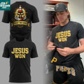 Pittsburgh Pirates Jesus Won x Hoist The Cone 2026 Night Shirt Unisex , , , Long Sleeve Tee