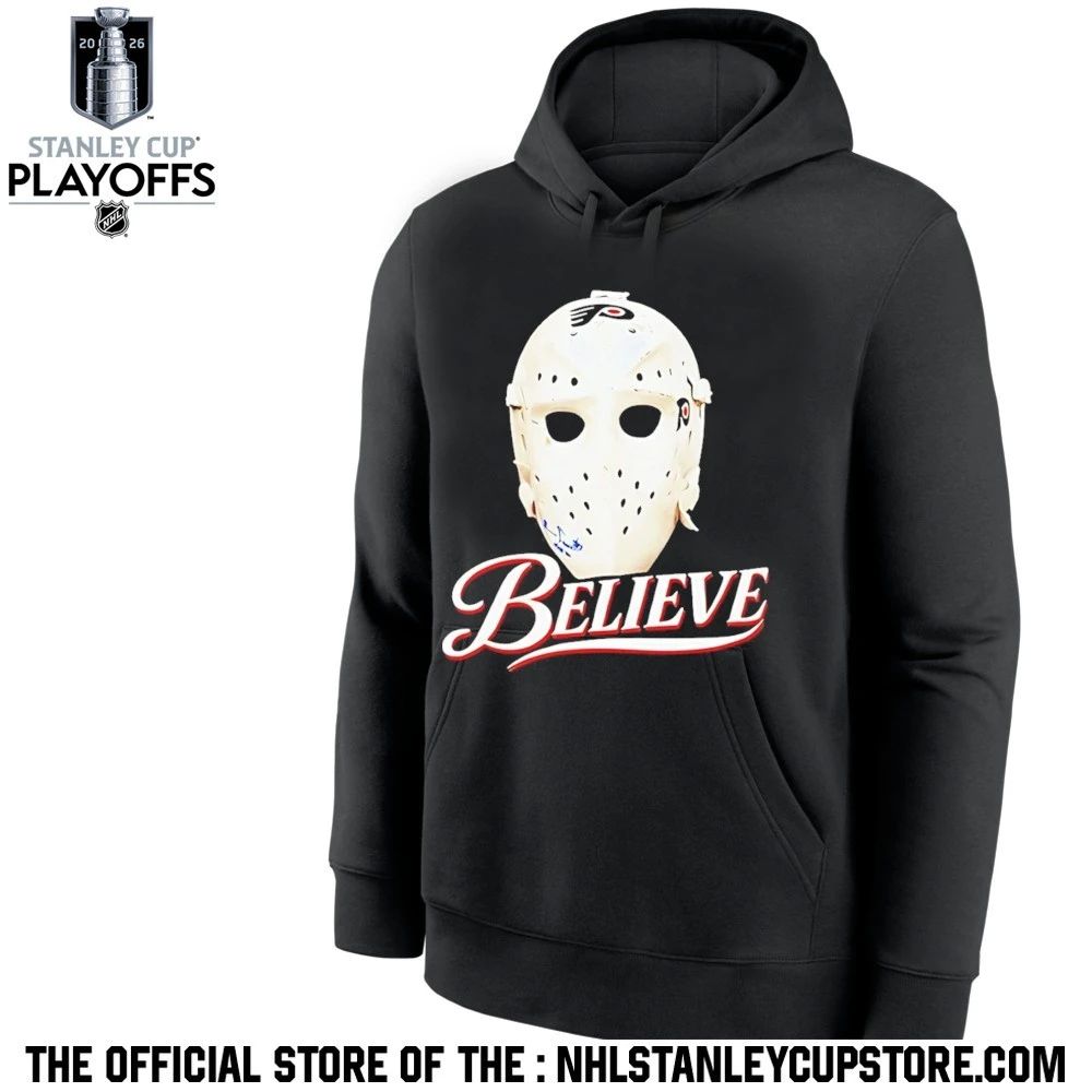 Parent Ice Hockey Mask Believe The Philadelphia Flyers Shirt Unisex , , , Long Sleeve Tee