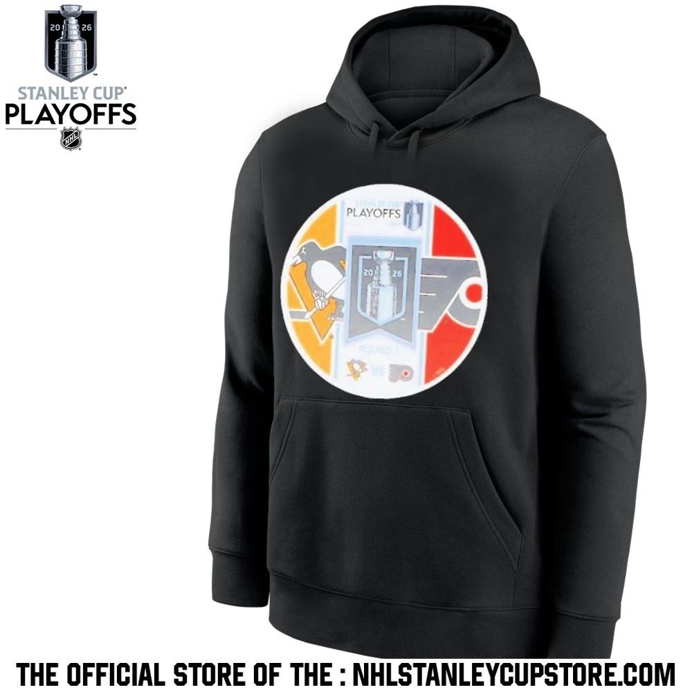 Pittsburgh Penguins vs Philadelphia Flyers 2026 Stanley Cup Playoffs Round One Shirt Unisex , , , Long Sleeve Tee