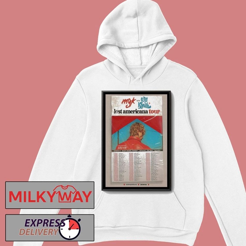 MGK Wiz Khalifa World Tour Poster shirt Unisex , , , Long Sleeve Tee