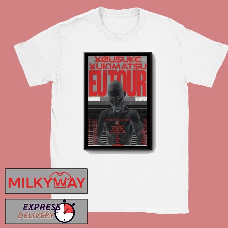 Yousuke Yukimatsu Europe Tour 2025 Poster shirt Unisex , , , Long Sleeve Tee