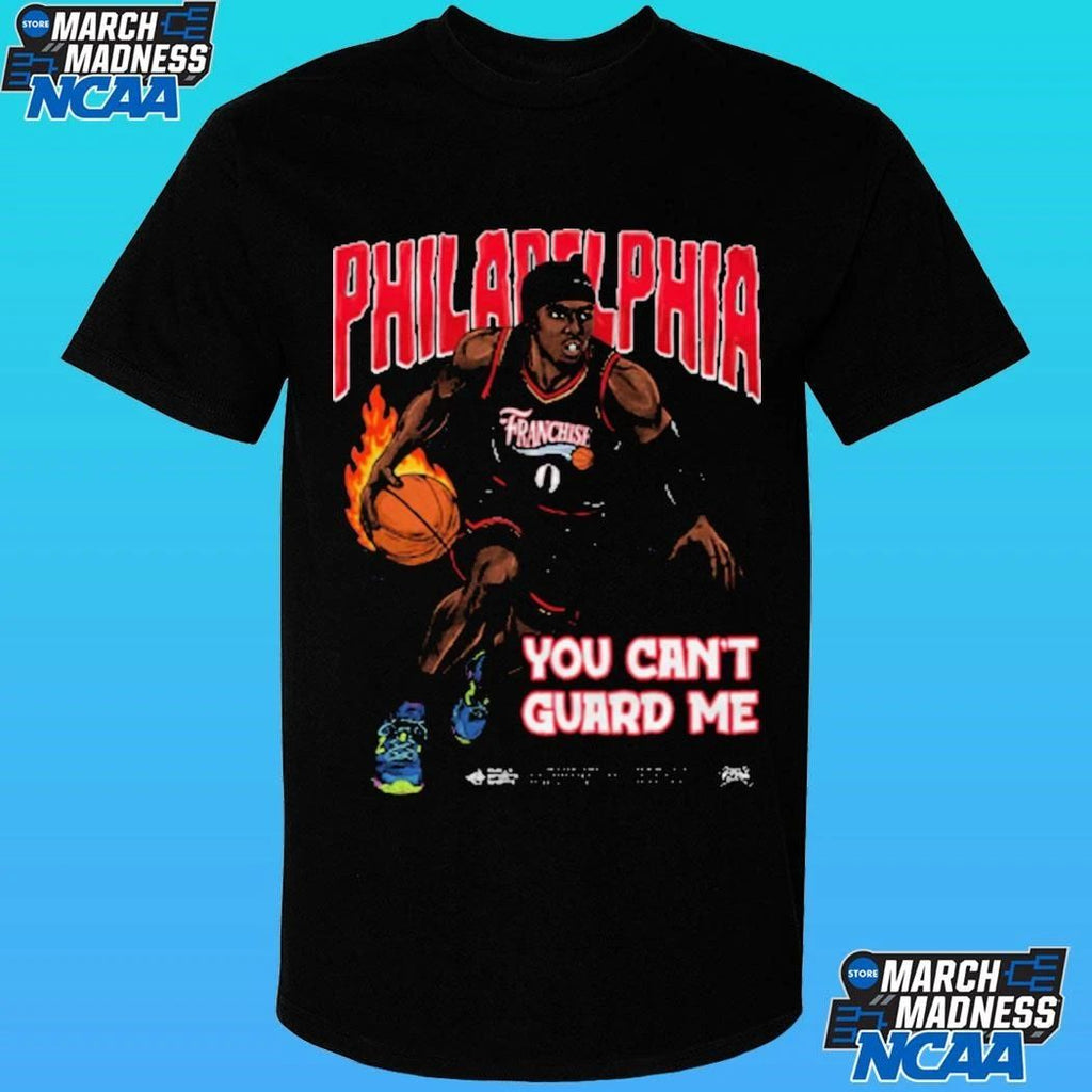 Tyrese Maxey Philadelphia 76ers Franchise You Can’t Guard Me Philly Shirt Unisex , , , Long Sleeve Tee