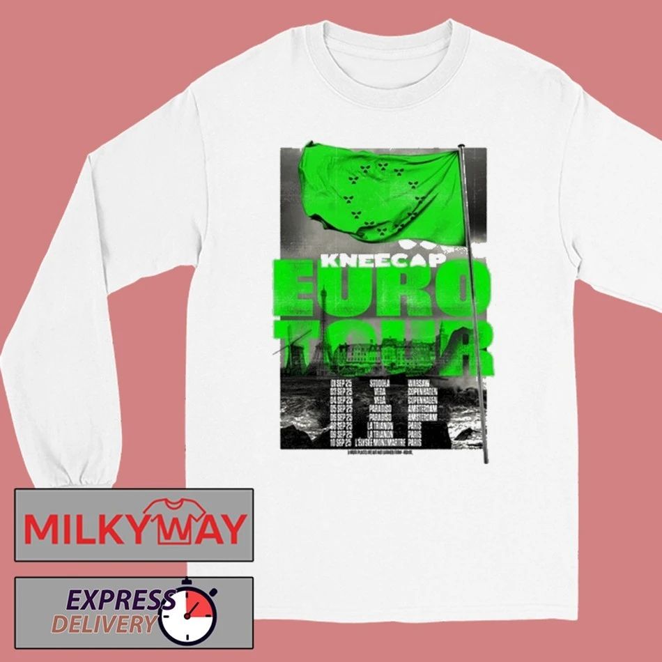Kneecap Eu Tour Shirt Unisex , , , Long Sleeve Tee