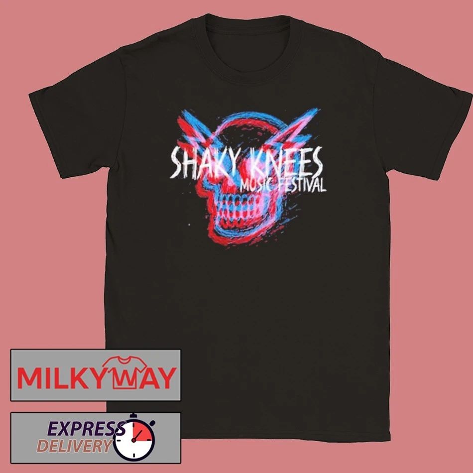 Shaky Knees Festival Shockwave Skull Lineup Tee September 19 21 2025 In Piedmont Park Atlanta shirt