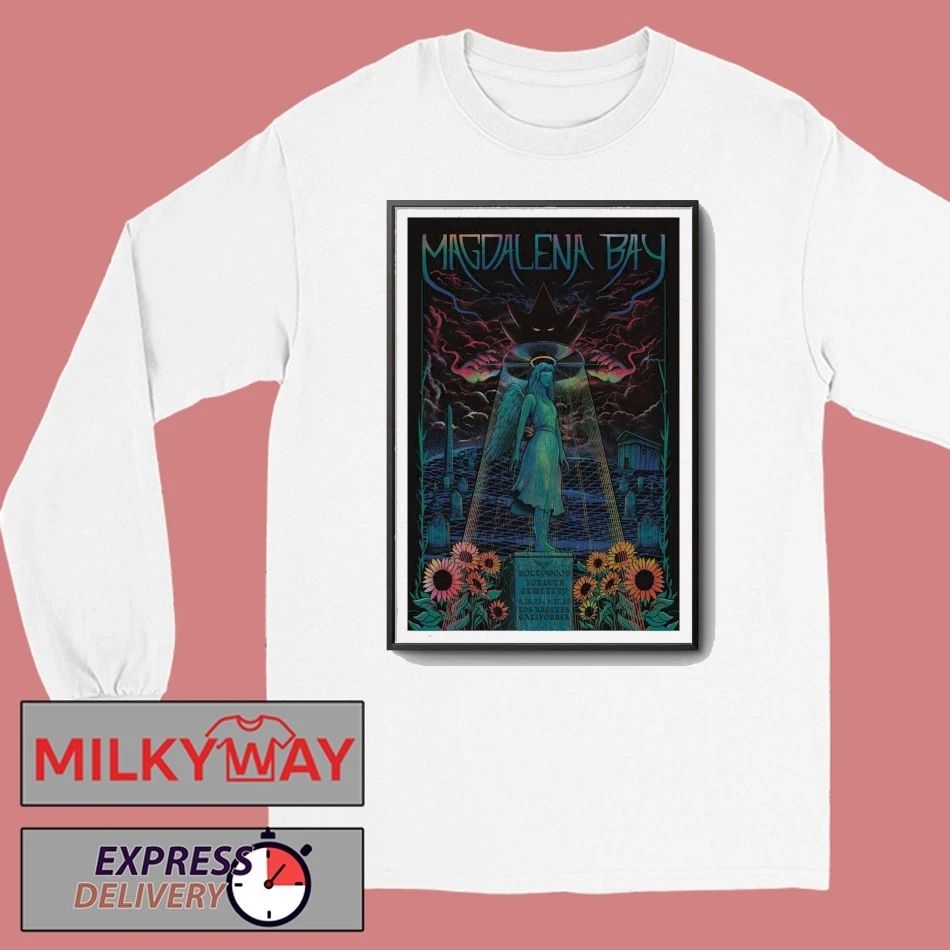 Magdalena Bay Tour Los Angeles, CA 2025 Poster shirt Unisex , , , Long Sleeve Tee