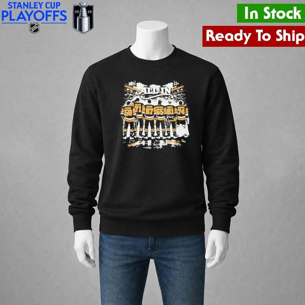 Pittsburgh Hockey 2026 Playoffs All In Shirt Unisex , , , Long Sleeve Tee