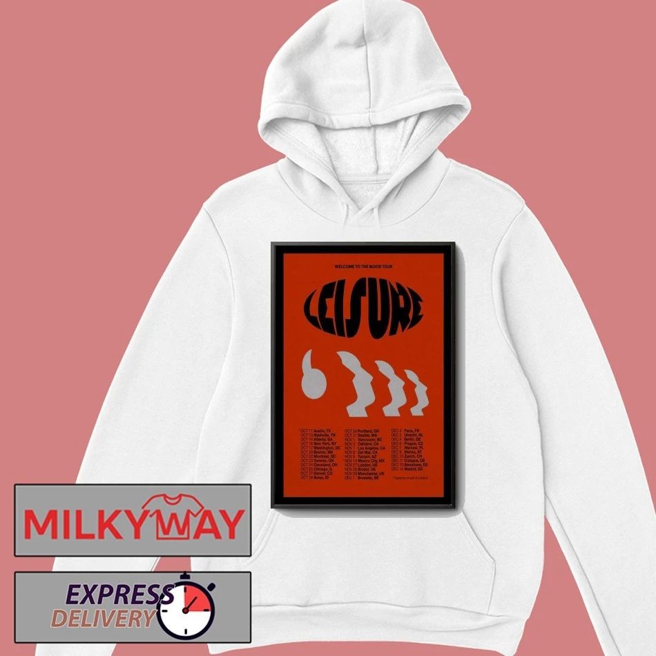 Poster Leisure Band Welcome To The Mood Tour 2025 shirt Unisex , , , Long Sleeve Tee