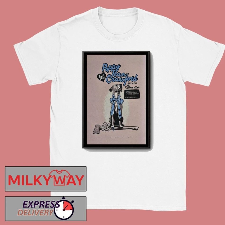 Poster Poppy Jean Crawford Tour September 2025 shirt Unisex , , , Long Sleeve Tee