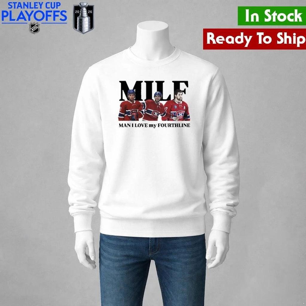 Milf Man I Love My Fourthline Montreal Canadiens Shirt Unisex , , , Long Sleeve Tee