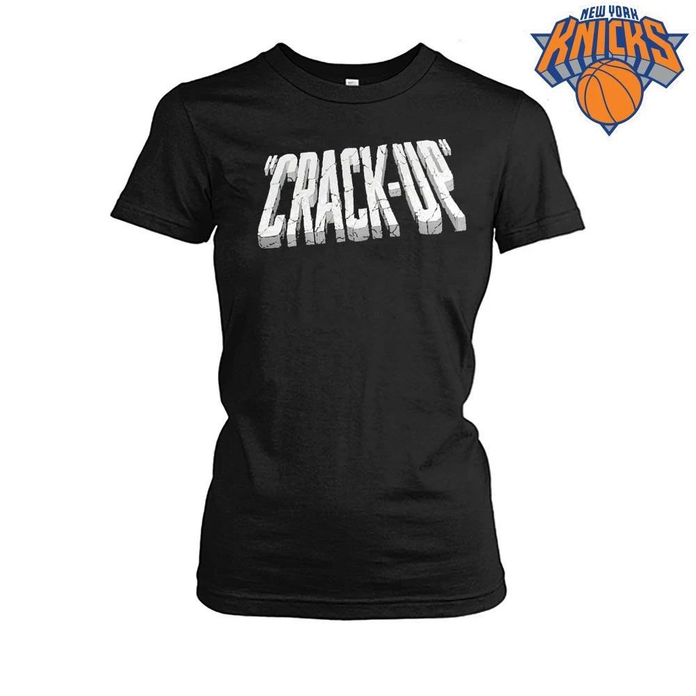 3D Crack Up Cracked Stone Comic Text Streetwear Shirt