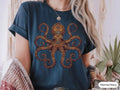 Octopus Boho Style Graphic Comfort Tee Unisex , , , Long Sleeve Tee