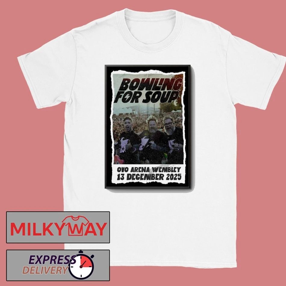 Bowling For Soup Wembley 2025 Poster shirt Unisex , , , Long Sleeve Tee
