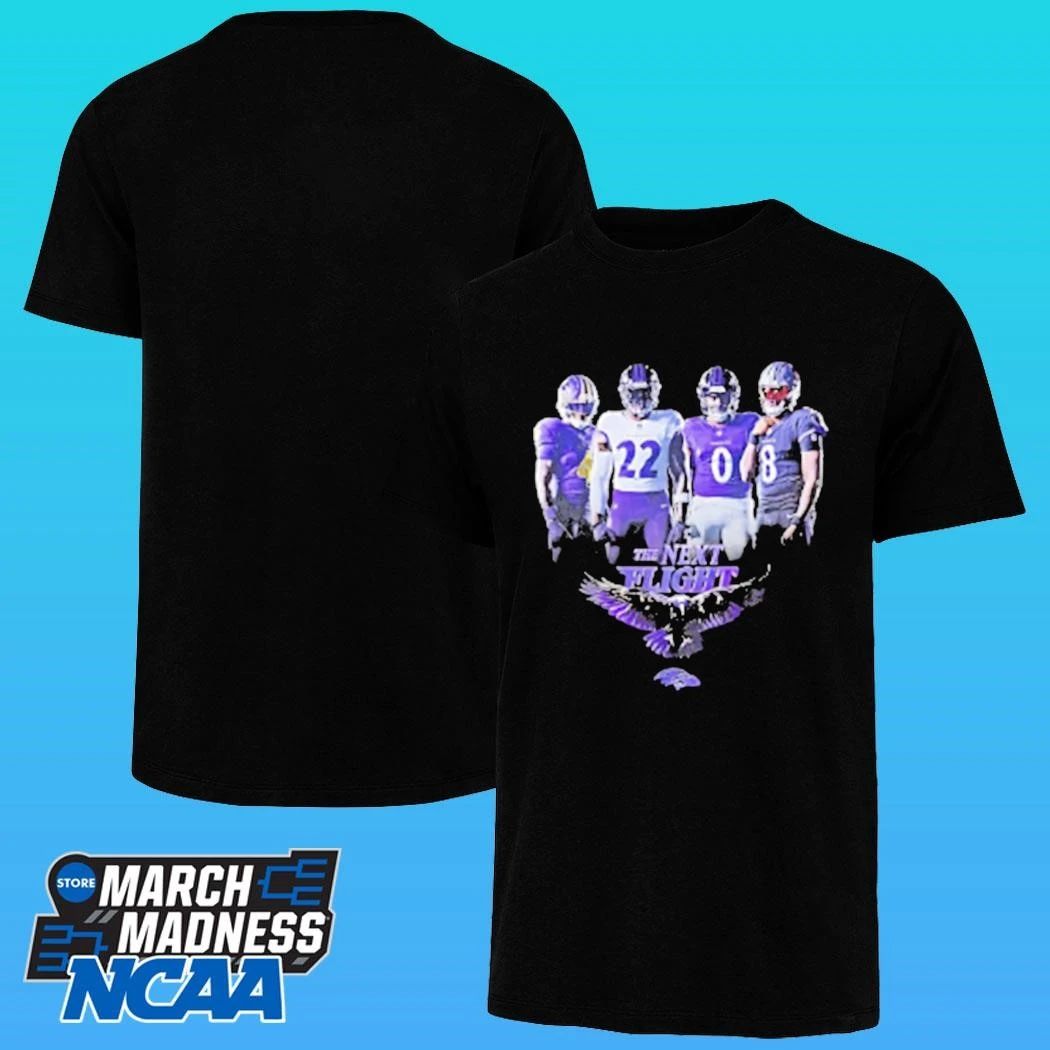 The Next Flight Baltimore Ravens Shirt Unisex , , , Long Sleeve Tee