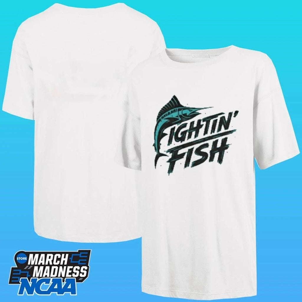 Miami Fighting’ Fish Shirt Unisex , , , Long Sleeve Tee