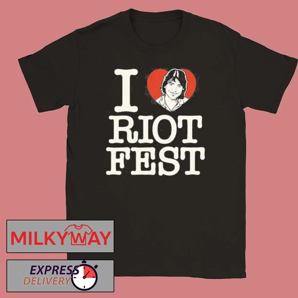 I Love Riot Fest 2025 shirt Unisex , , , Long Sleeve Tee
