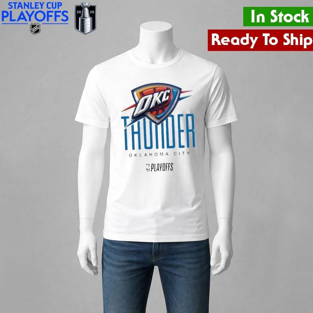 NBA Playoffs Oklahoma City Thunder Basketball Logo Graphic Shirt Unisex , , , Long Sleeve Tee