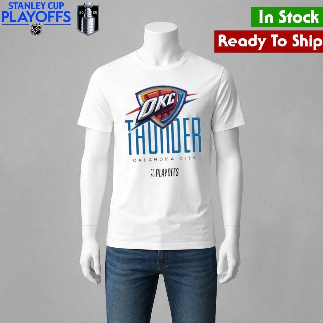 NBA Playoffs Oklahoma City Thunder Basketball Logo Graphic Shirt Unisex , , , Long Sleeve Tee