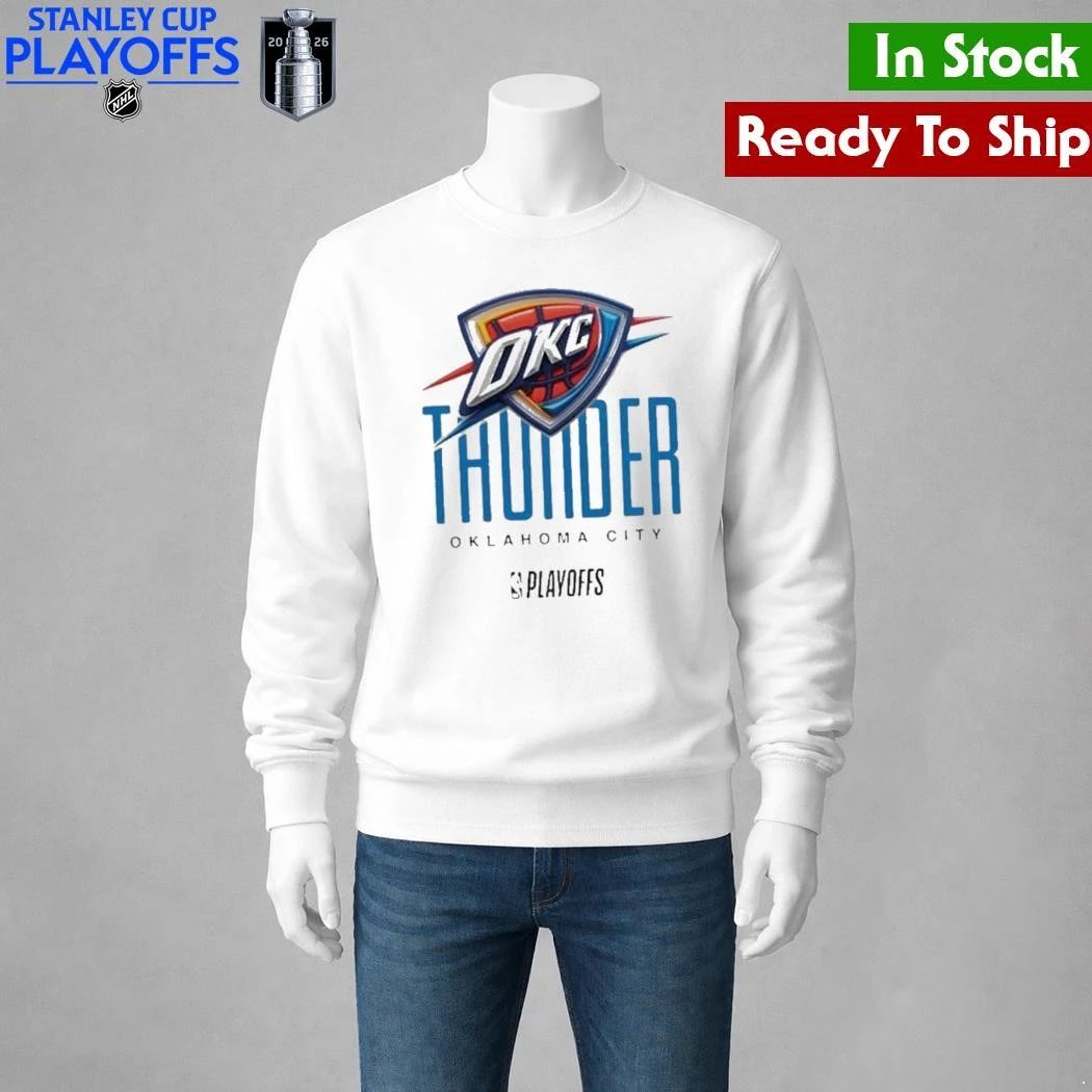 NBA Playoffs Oklahoma City Thunder Basketball Logo Graphic Shirt Unisex , , , Long Sleeve Tee