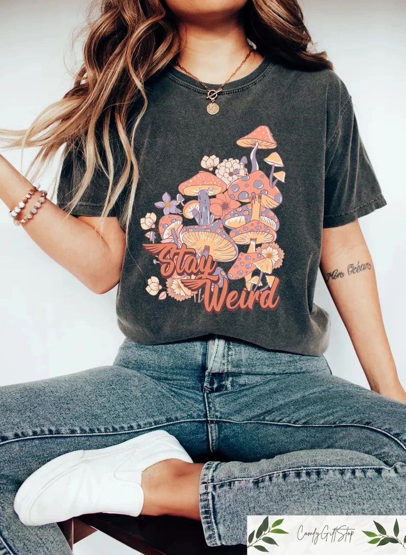 Retro Stay Weird Boho Comfort Tee Unisex , , , Long Sleeve Tee