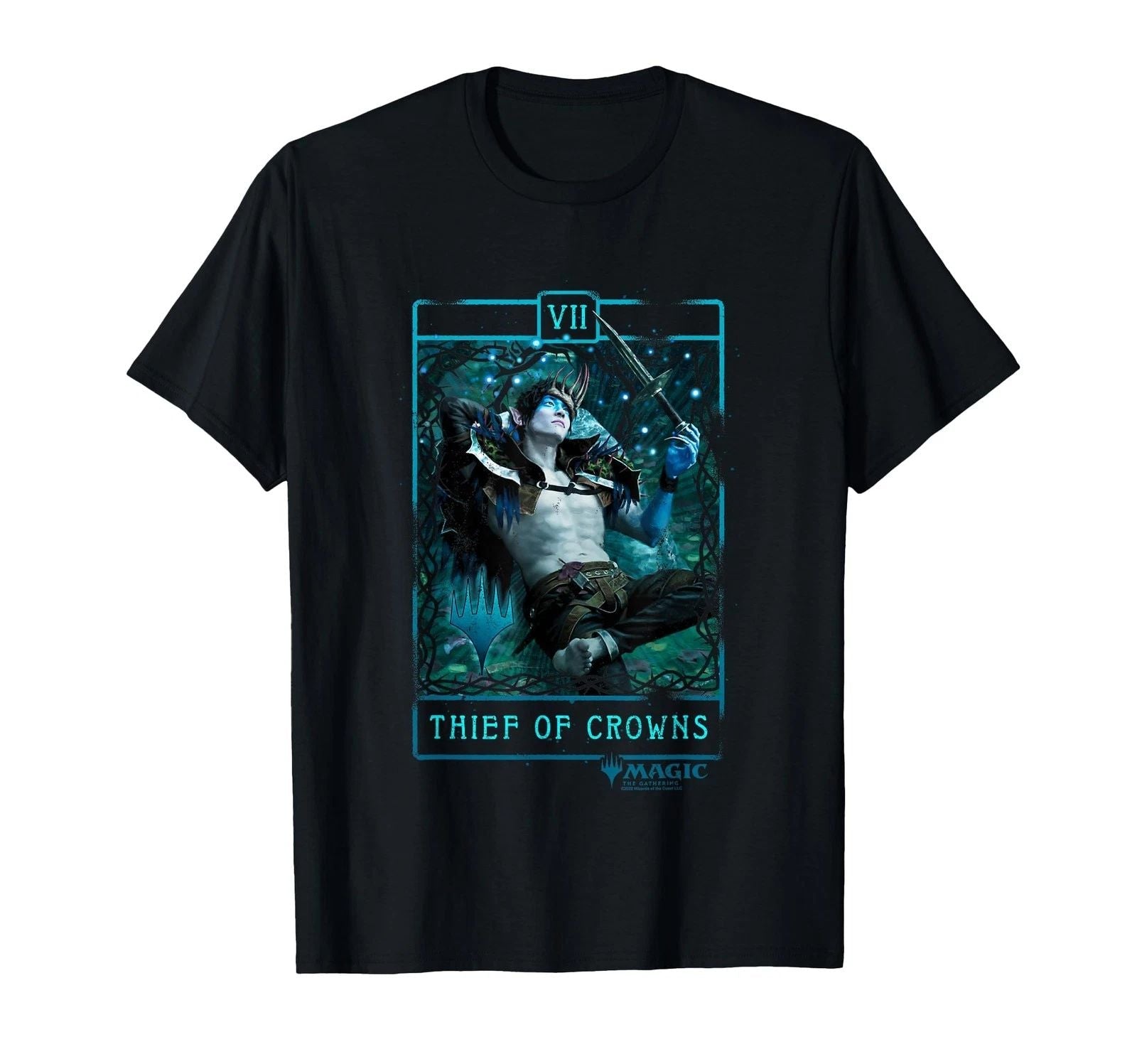 Oko Thief Of Crowns Blue Tarot Card Unisex , , , Long Sleeve Tee
