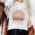Bohemian T shirts, Christian Boho Graphic Tees, Distressed Sunrise Sunset Unisex , , , Long Sleeve Tee