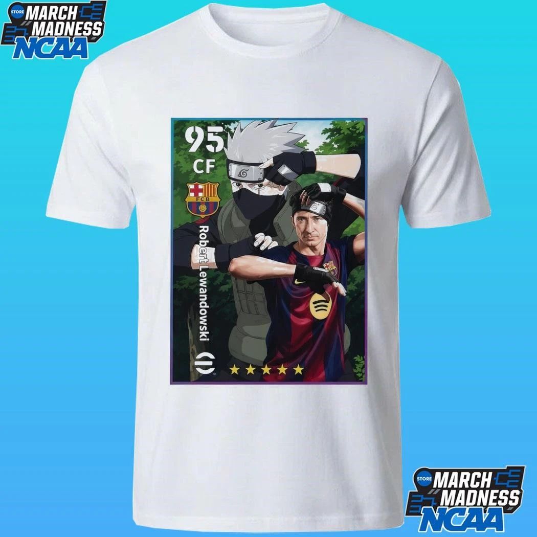 Efootball Game Lewandowski X Kakashi Card 2026 Shirt Unisex , , , Long Sleeve Tee