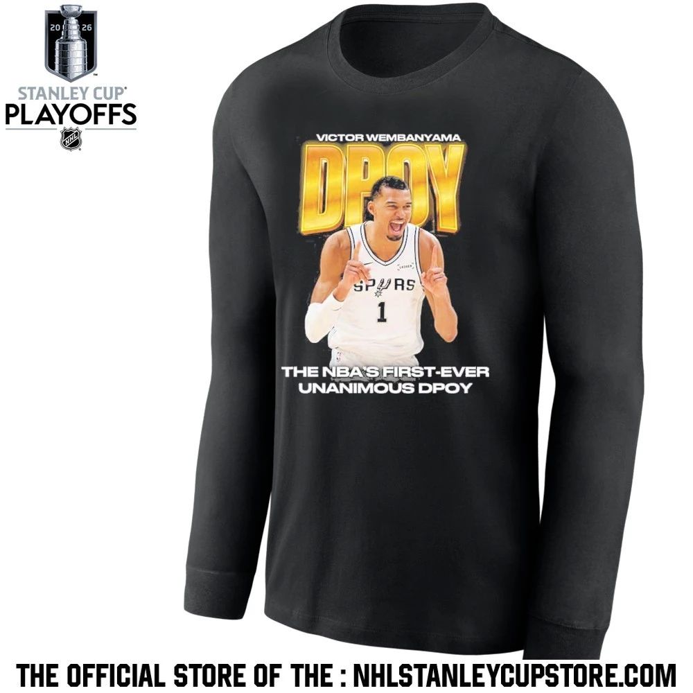 DPOY Victor Wembanyama 2026 The NBA First-Ever Unanimous Defensive Player Of The Year Shirt