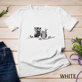 Boho Bohemian black and white Vintage Owls on branch Unisex Unisex , , , Long Sleeve Tee