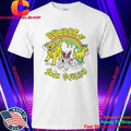 Beware Of Sock Goblins Cute Puppies Rainbow Dogs Eating Socks Shirt