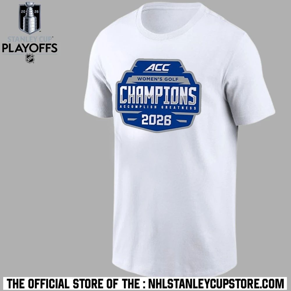 Stanford 2026 Acc Womens Golf Champions Accomplish Greatness Logo Shirt Unisex , , , Long Sleeve Tee