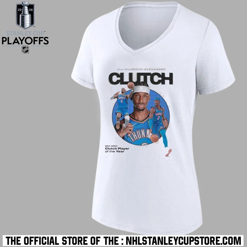 Shai Gilgeous Alexander SGA Clutch Player Of The Year NBA 2026 Shirt Unisex , , , Long Sleeve Tee