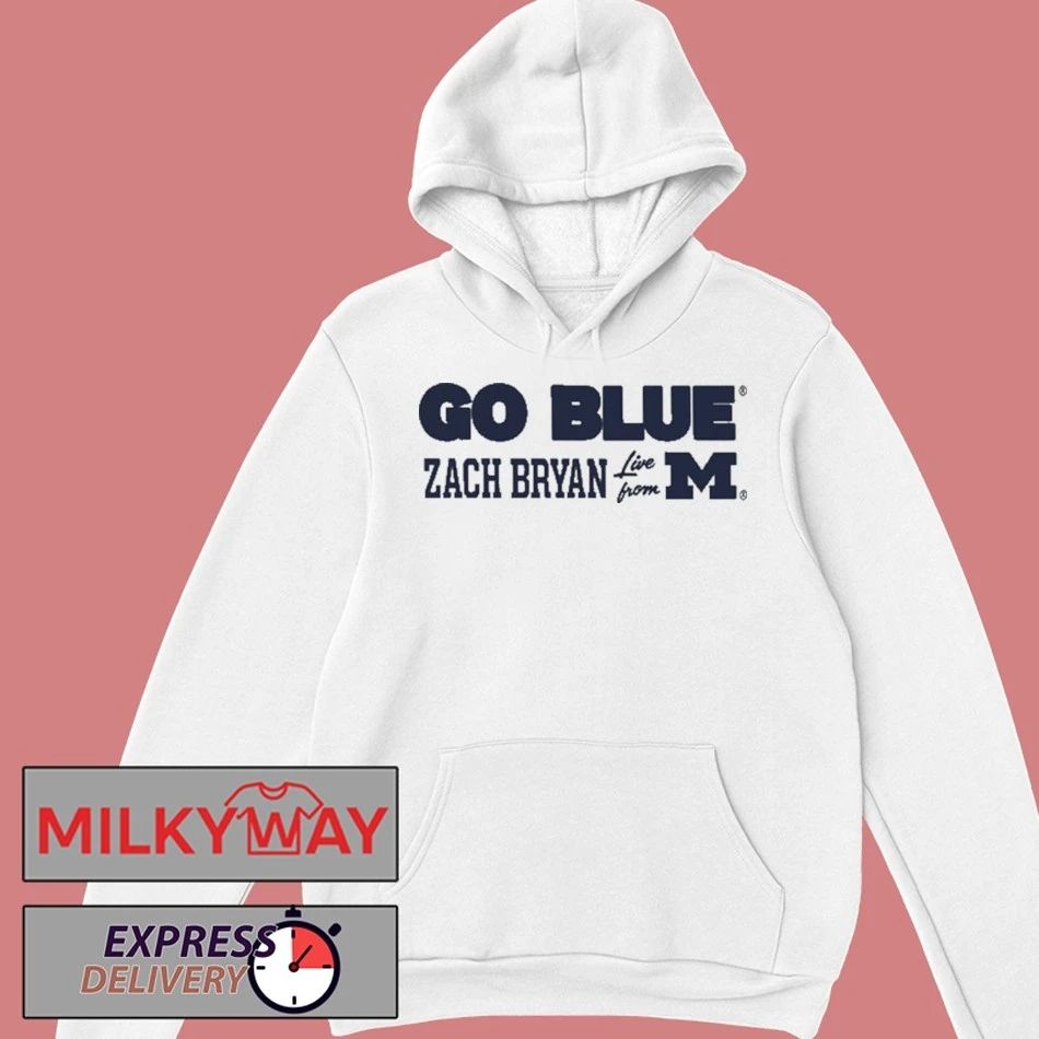 Zach Bryan The Big House Michigan Football 2025 Unisex , , , Long Sleeve Tee