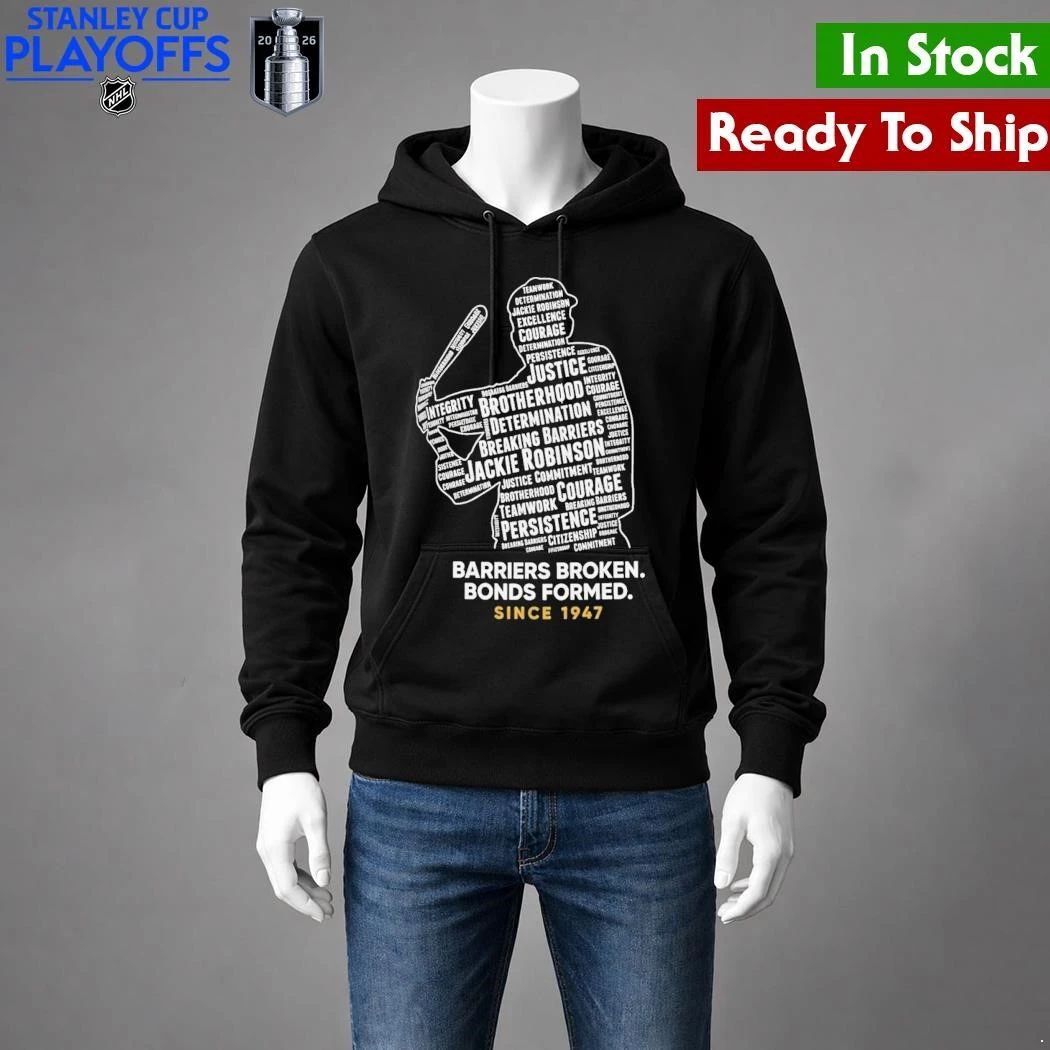 Jackie Robinson Day Barriers Broken Bonds Formed Since 1947 Shirt Unisex , , , Long Sleeve Tee