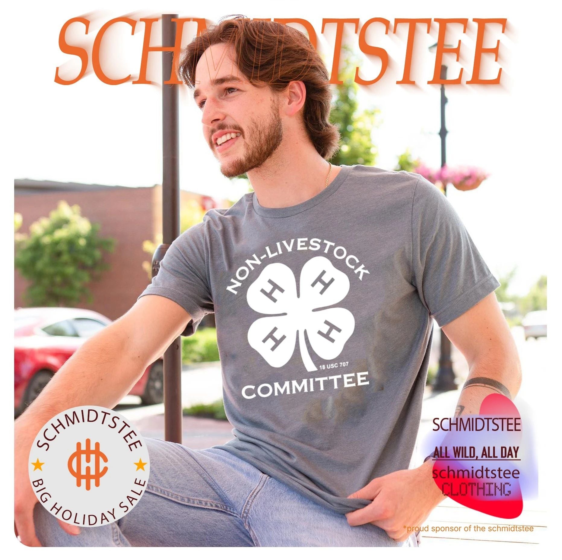 Non-livestock Committee 18 USC 707 clover shirt
