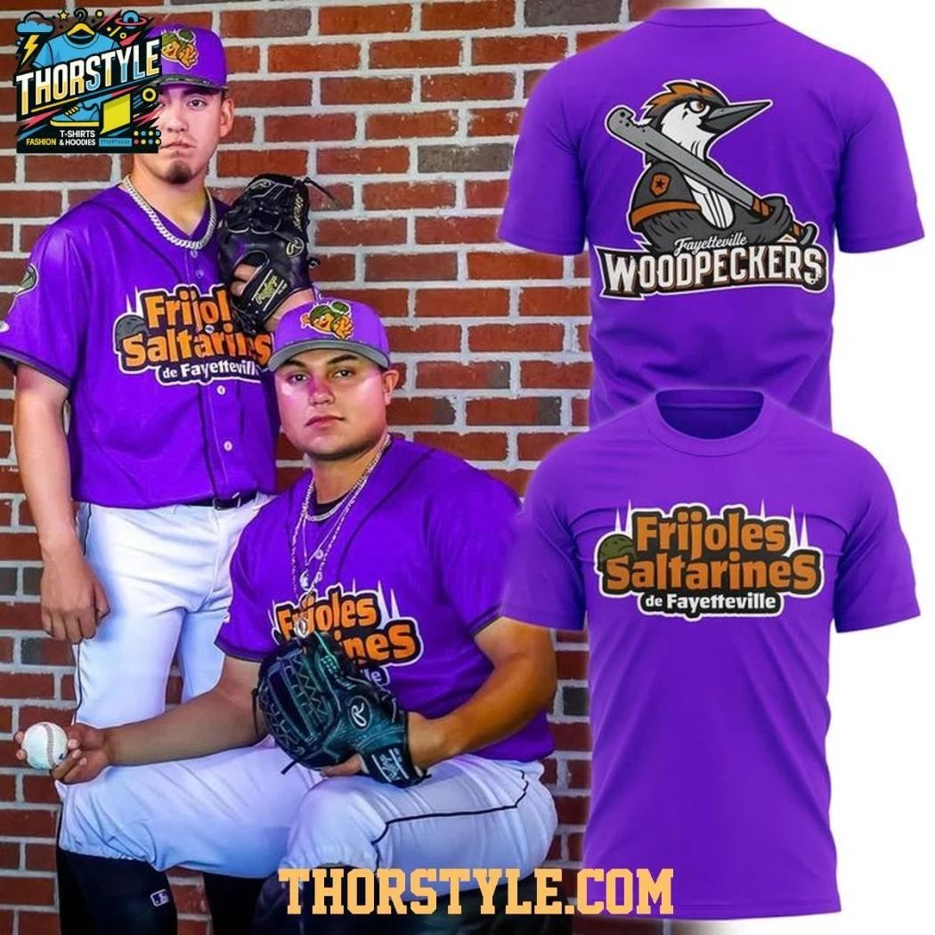 Fayetteville Woodpeckers x Frijoles Saltarines Night 2026 Shirt Unisex , , , Long Sleeve Tee