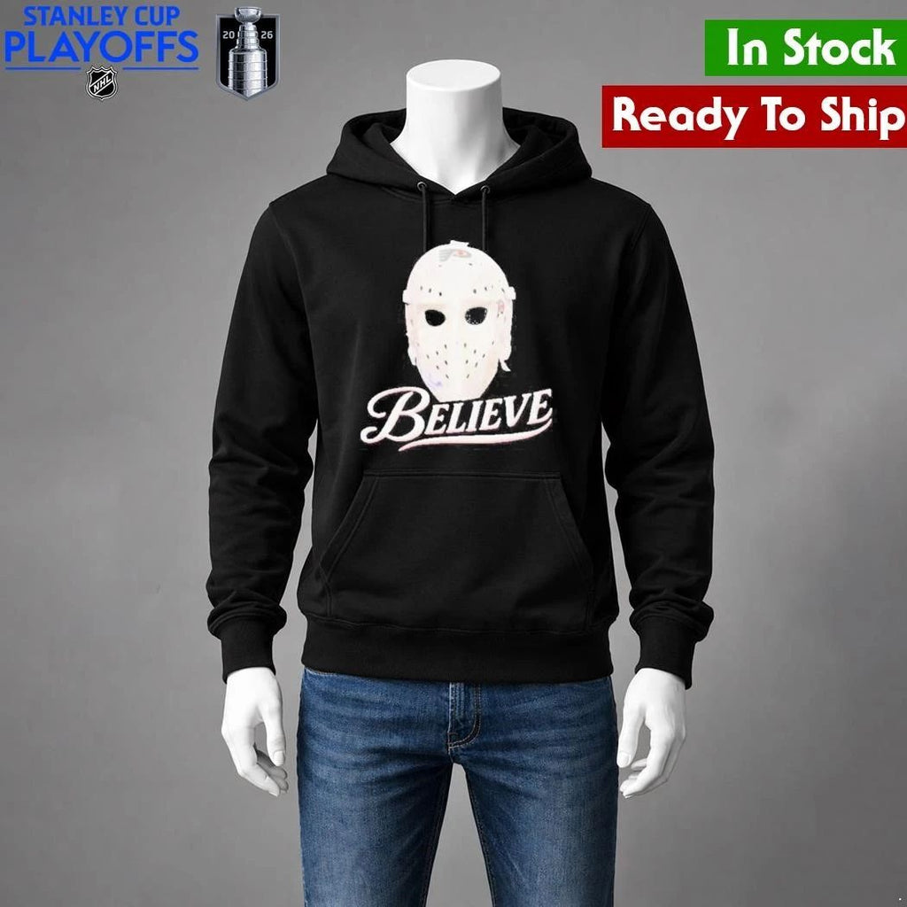Philadelphia Flyers Hockey Mask Believe Shirt Unisex , , , Long Sleeve Tee