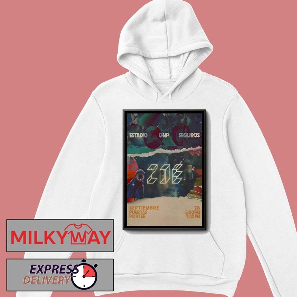 ZOÉ Sep 28 2025 Estadio GNP Seguros Mexico City Poster shirt Unisex , , , Long Sleeve Tee