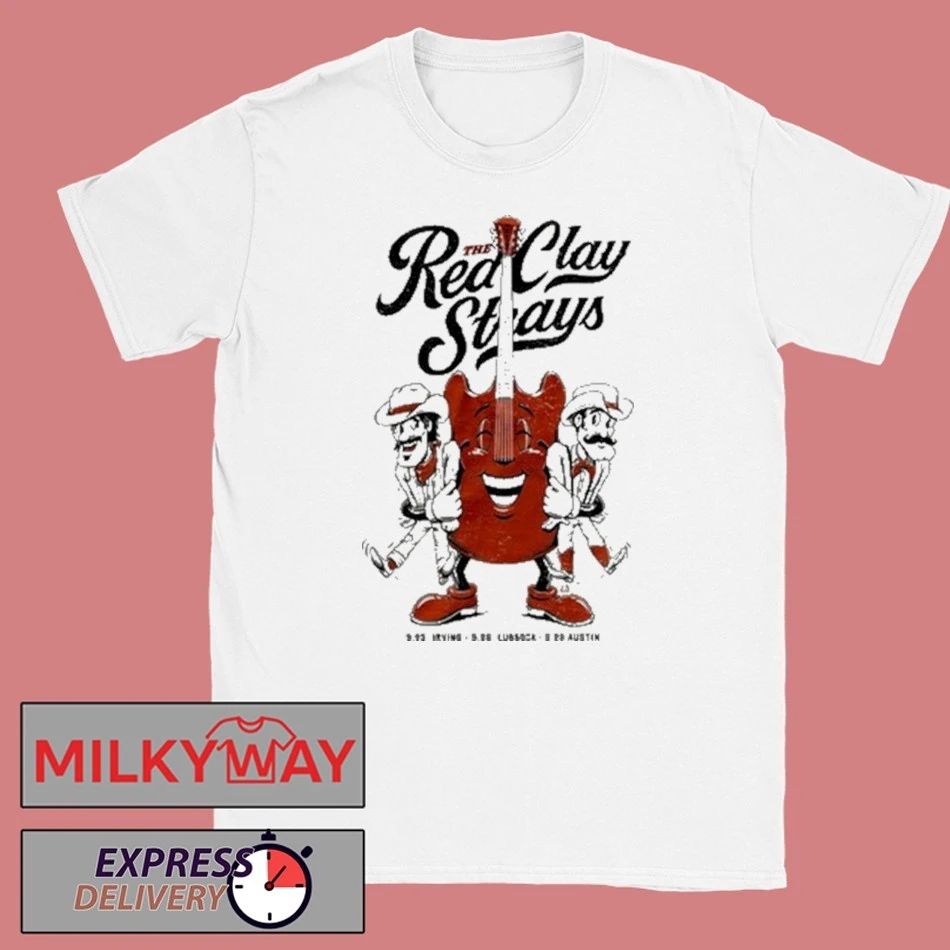 Red Clay Strays Sep 25 26 28 2025 Texas Shirt Unisex , , , Long Sleeve Tee
