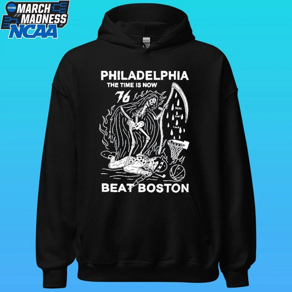 Philadelphia The Time Is Now Beat Boston 2026 Shirt Unisex , , , Long Sleeve Tee