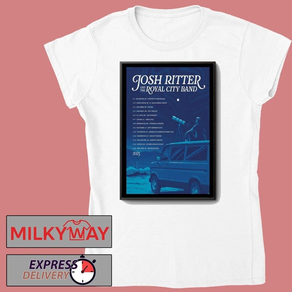 Poster Josh Ritter Tour Sep 2025 shirt Unisex , , , Long Sleeve Tee