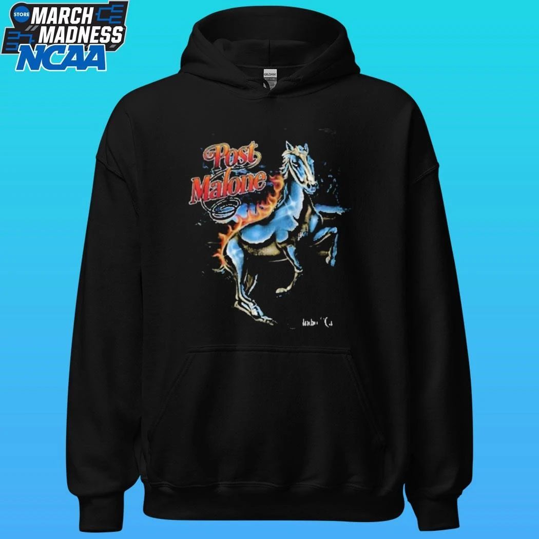Post Malone Chrome Horse Shirt Unisex , , , Long Sleeve Tee