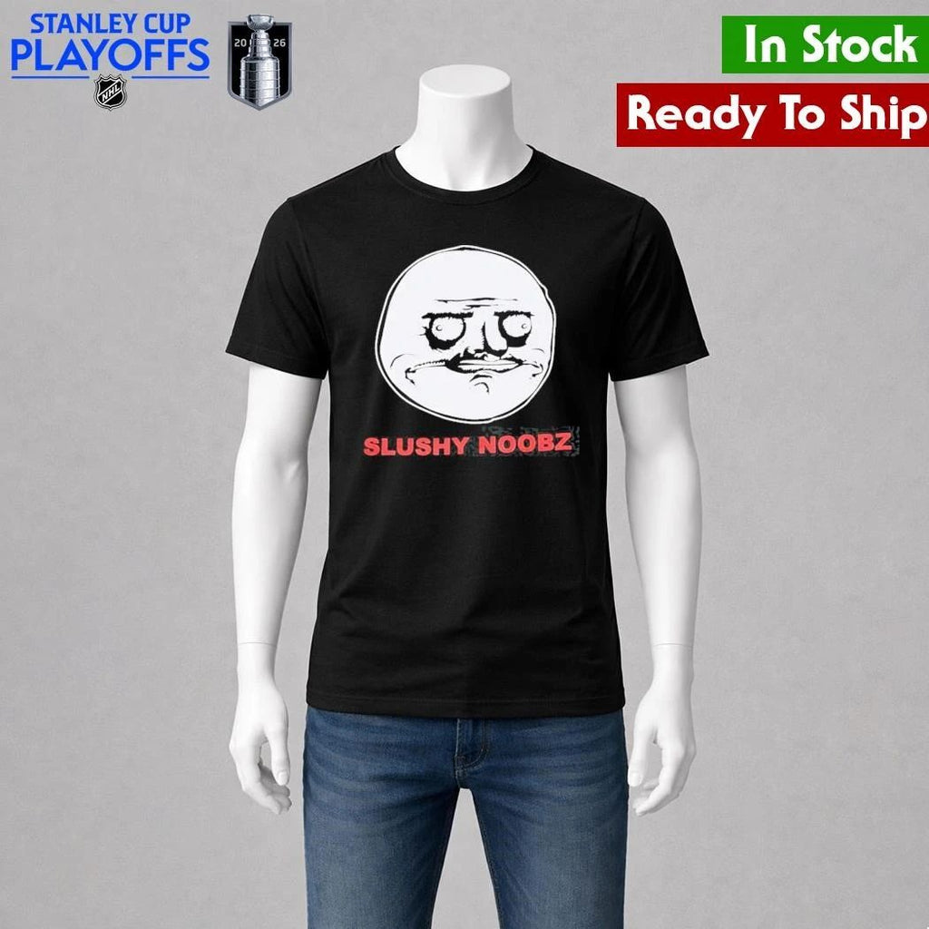 Slushy Noobz Merch Funny Face Shirt Unisex , , , Long Sleeve Tee
